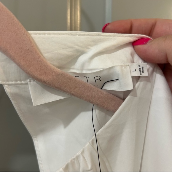 NWT ASTR Shelby Puff Sleeve Open Back Maxi Dress - Picture 4 of 5